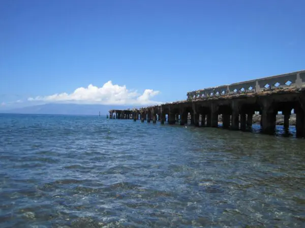 Mala Wharf pier in Lahaina Maui