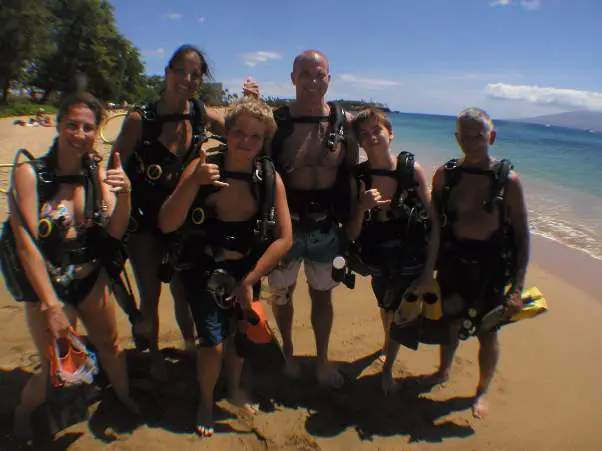 Shore Dive Airport Beach Maui Family